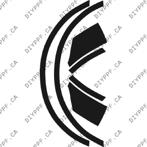 Wheel Lip/splash Rear, L&R 2004-2006 Acura TL 06-04 4D Sdn PPF