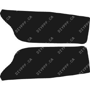 Mirrors 2002-2004 Volvo S60 w/HL wipers 04-02 4D Sdn PPF