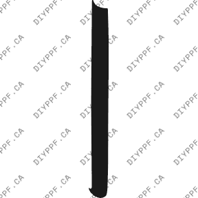 Bumper, Middle Left 2003-2005 Mercedes-Benz CLK 500 05-03 2D Cpe PPF