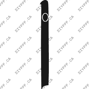 Bumper, Middle Right 2003-2005 Mercedes-Benz CLK 500 05-03 2D Cpe PPF