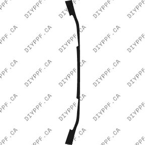 Bumper, Bottom 2003-2005 Mercedes-Benz CLK 500 05-03 2D Cpe PPF