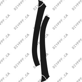 A Pillar 2004-2006 Toyota Tundra D Cab 06-04 Crew P/U PPF