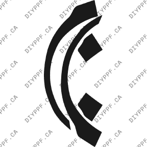 Wheel Lip/Splash Front, L&R 2004-2006 Mazda Mazda3 06-04 4D HB PPF