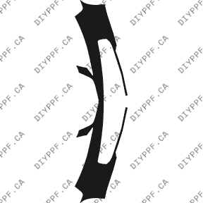 Acura MDX Base (2004–2006) Front Bumper Top Paint Protection Film (PPF) Kit – SUV