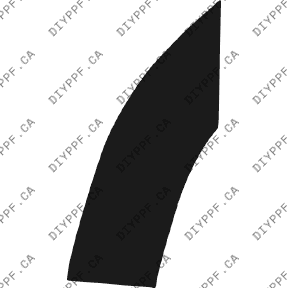 Acura MDX (2004–2006) Bumper, Bottom Right Paint Protection Film (PPF) Kit – 4-Door SUV