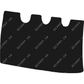 Bumper, Bottom Left 2004-2007 Volvo S40 07-04 4D Sdn PPF