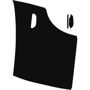 Door, Full Rear Left 2023-2024 Maserati Grecale GT/Modena 24-23 4D SUV PPF