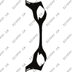 Bumper, w/ 2 Sensors 2023-2024 Mercedes-Benz EQE 350+ 24-23 4D Sdn PPF