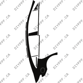 Qtr. Panel, Full Rear Right  2023-2024 Mercedes-Benz EQE 350+ 24-23 4D Sdn PPF