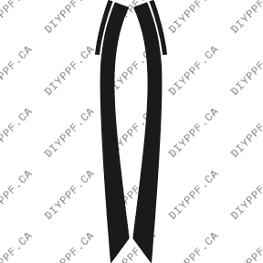 A Pillar 2004-2006 Lexus LS 430 06-04 4D Sdn PPF