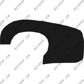 Bumper, Middle Right 2004-2006 BMW X5 06-04 4D SUV PPF