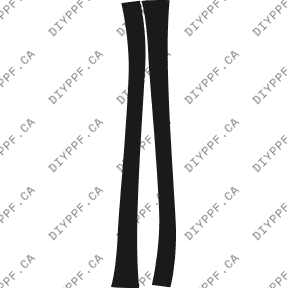 A Pillar 2005-2006 Toyota Camry 06-05 4D Sdn PPF