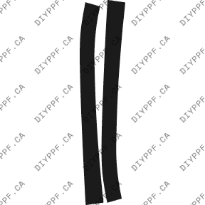 A Pillar 2004-2009 Lexus RX w/  washers 09-04 4D SUV PPF