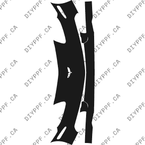 Chevrolet Corvette Base (2005–2013) Front Bumper Paint Protection Film (PPF) Kit – 2-Door Coupe/Convertible