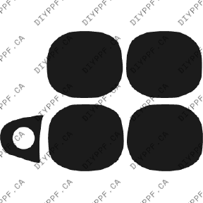 Door Handles 2005-2009 Pontiac G6 09-05 4D Sdn PPF