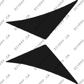 Fenders L & R 2005-2007 Buick LaCrosse 07-05 4D Sdn PPF