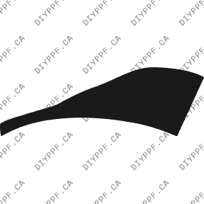 Acura RSX Base (2005–2006) Rear Splash Left Paint Protection Film (PPF) Kit – Two-Door Hatchback