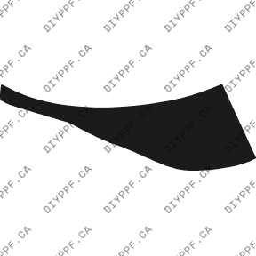 Acura RSX Base (2005–2006) Rear Splash Right Paint Protection Film (PPF) Kit – 2-Door Hatchback