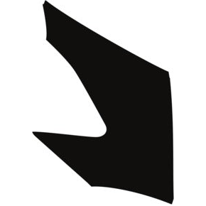 Fender, Left, Wrapped 2018-2019 Maserati GranTurismo 19-18 2D Cpe PPF