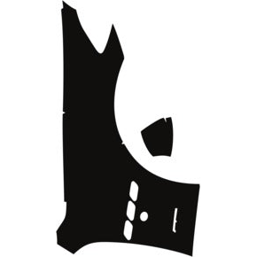 Fenders/Mirrors Full, Right 2018-2019 Maserati GranTurismo 19-18 2D Cpe PPF