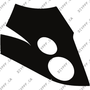 Fender, Left, Wrapped 2016-2018 Bentley Continental GTC 18-16 2D Conv PPF