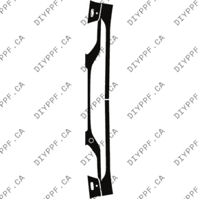 Front Bumper, w/ 2 Sensors 2016-2018 Bentley Continental GTC 18-16 2D Conv PPF