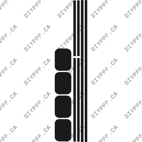 Appearance A 2005-2007 Dodge Caravan 07-05 MV/SWB PPF