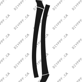 A Pillar 2005-2007 Toyota Avalon 07-05 4D Sdn PPF