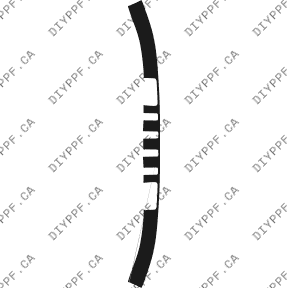 Front Bumper Part 2 2005-2006 Lincoln Navigator 06-05 4D SUV PPF
