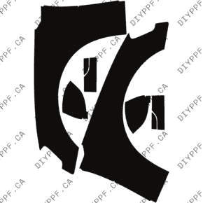 Fenders/Mirrors Full, Left & Right 2021-2024 Audi RS 5 24-21 2D Cpe PPF