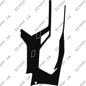 Bumper, Right Washer w/ 1 sensor 2021-2024 Audi RS 5 24-21 2D Cpe PPF