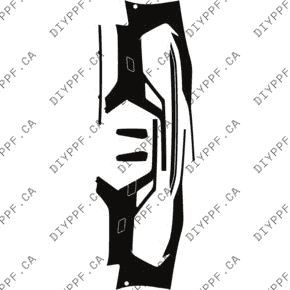 Front Bumper, Washers w/ 2 Sensors 2021-2024 Audi RS 5 24-21 2D Cpe PPF