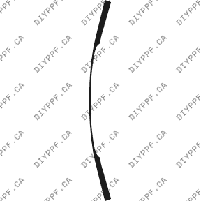 Bumper, Bottom 2006-2010 Volkswagen Jetta/GLI 10-06 4D Sdn PPF