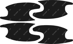 Door Handles 2005-2008 Mercedes-Benz CLS 08-05 4D Sdn PPF