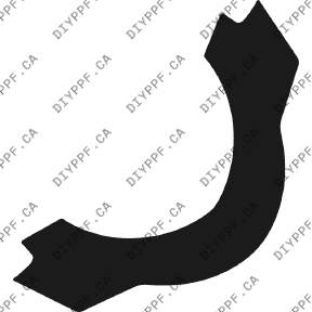 Bumper, Top Center 2005-2008 Mercedes-Benz SLK 08-05 2D Conv PPF