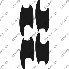 Door Handles 2003-2006 Mercedes-Benz S Class 06-03 4D Sdn PPF