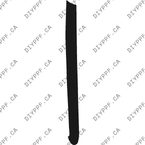 Bumper, Middle Left 2003-2006 Mercedes-Benz S Class 06-03 4D Sdn PPF