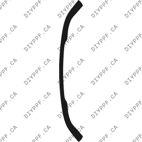 Bumper, Bottom 2003-2006 Mercedes-Benz S Class 06-03 4D Sdn PPF