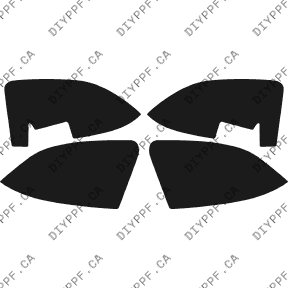 Mirrors 2003-2013 Lamborghini Gallardo 13-03 2D Cpe PPF