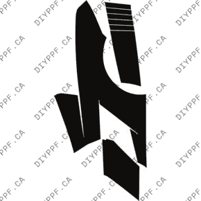 Qtr. Panel, Full Rear Left 2003-2013 Lamborghini Gallardo 13-03 2D Cpe PPF