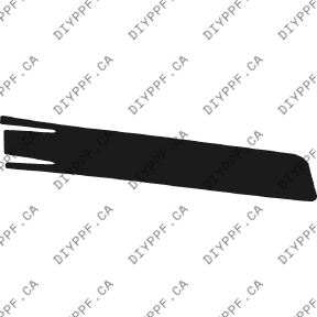 Bumper, Middle Right 2006-2010 Volkswagen Passat 10-06 4D Sdn PPF