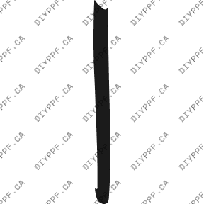 Bumper, Top Left 2006-2006 Mercedes-Benz E Class/Apperance pkg 06-06 4D Sdn PPF