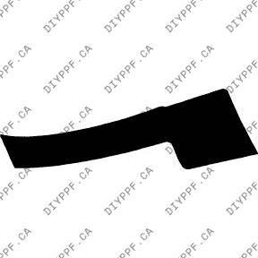 Wheel, Front Splash Right 2015-2020 Cadillac Escalade w/ camera 20-15 4D SUV PPF