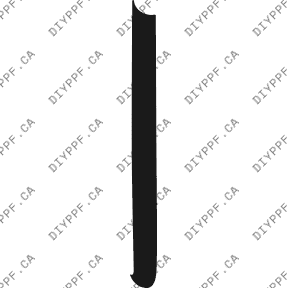 Bumper, Top Left 2005-2007 Mercedes-Benz C 55 AMG 07-05 4D Sdn PPF