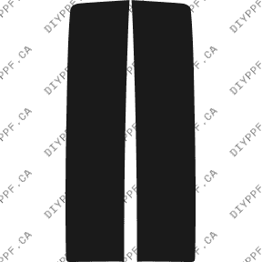 Door Panels Rear, L&R 2006-2008 Isuzu I 08-06 Crew P/U PPF