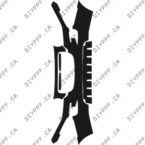 Front Bumper Part 1 2005-2007 Buick Terraza 07-05 4D MV PPF