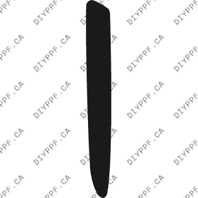 Bumper, Middle Left 2005-2007 Buick Terraza 07-05 4D MV PPF