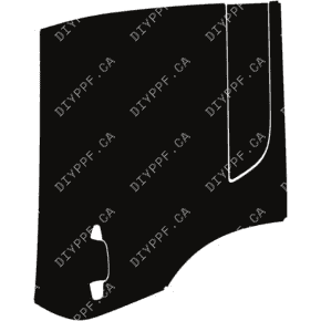 Door, Full Rear Right 2022-2024 Porsche Macan GTS 24-22 4D SUV PPF