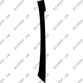 Door, A Pillar Right 2022-2024 Porsche Macan GTS 24-22 4D SUV PPF