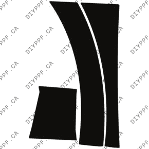 Wheel, Front Splash Left 2022-2025 Audi Q4 e-tron Prestige 25-22 4D SUV PPF